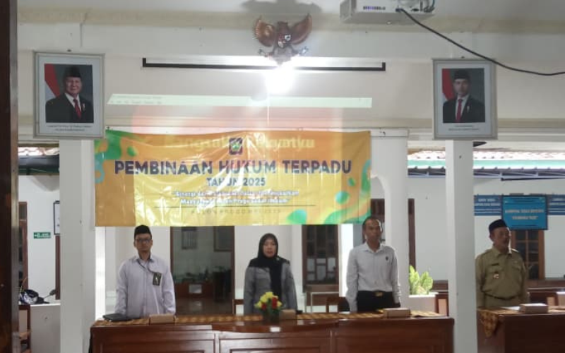 Pembinaan Hukum Terpadu Tahun 2025: Sinergi dan Kolaborasi Menuju Masyarakat Sadar Hukum